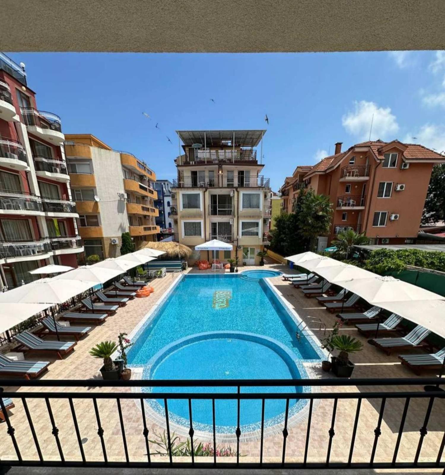 Salena Beach Hotel Primorsko Exterior foto